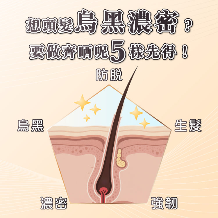 烏黑濃髮專方90粒裝