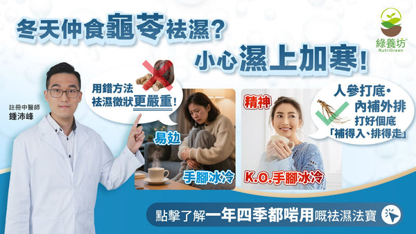 冬天仲食龜苓袪濕？小心濕上加寒！ - NutriGreen