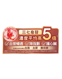 [3盒套裝] 超濃三七清血王60粒裝 - NutriGreen