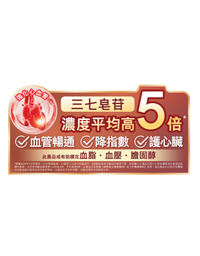 超濃三七清血王60粒裝