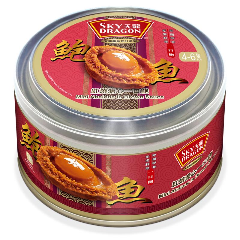 天龍紅燒溏心一口鮑 + 蟲草10粒